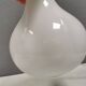Helios table lamp, teardrop shaped, made of white opal glass. 1986 Denmark
