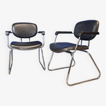Pair of Unimob / lingua armchair assembly 97.