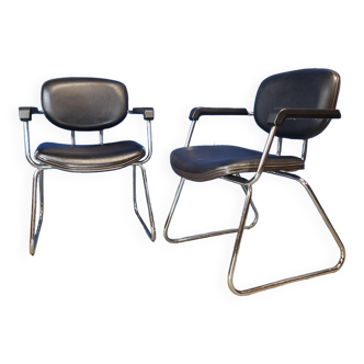 Pair of Unimob / lingua armchair assembly 97.