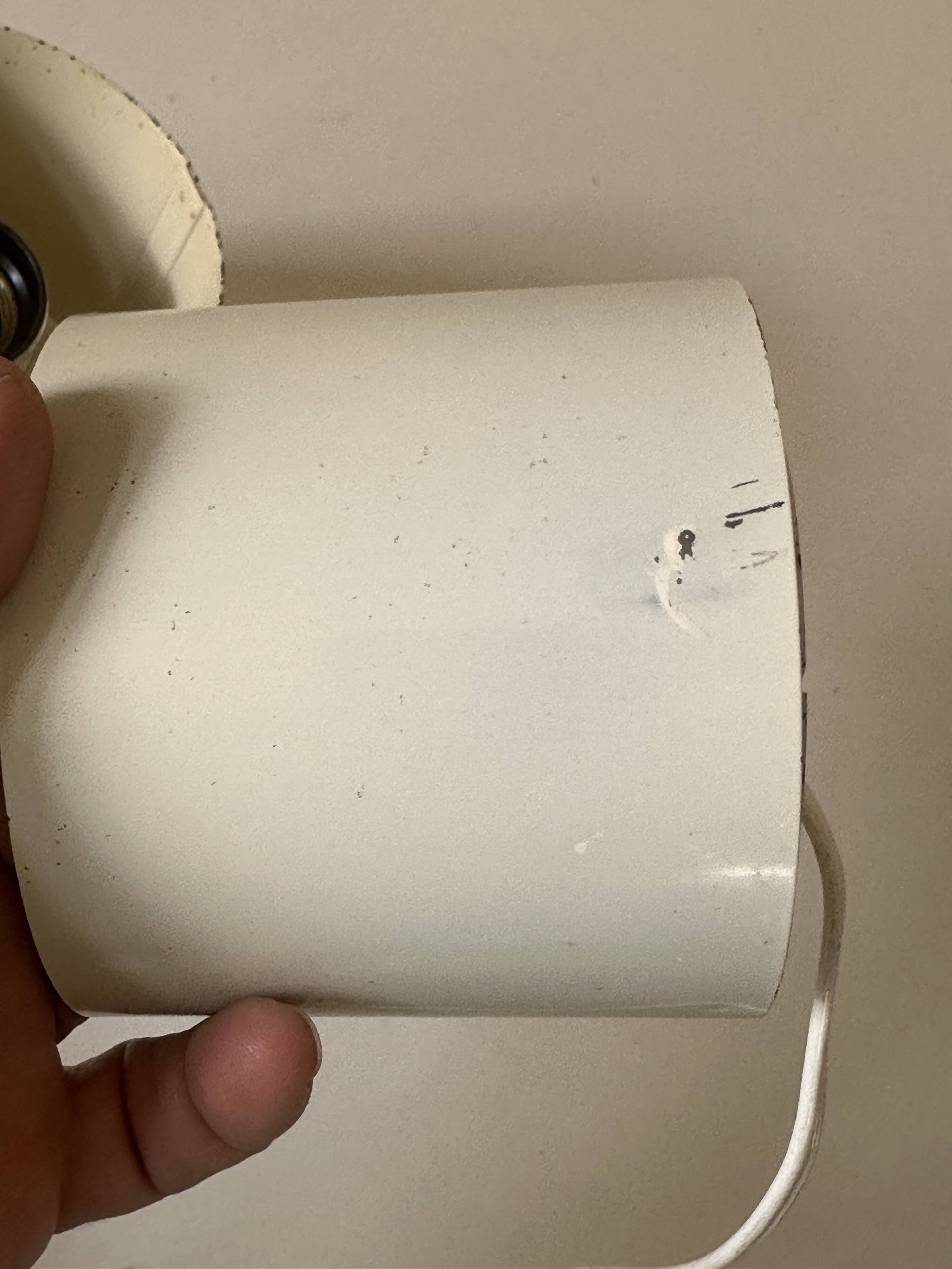 Pair of vintage design spring lamp wall lights from the 70s