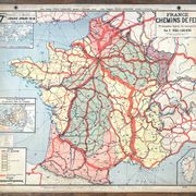 Old Vidal-Lablache map 7, Mézières, T41, 1900 - France Trains