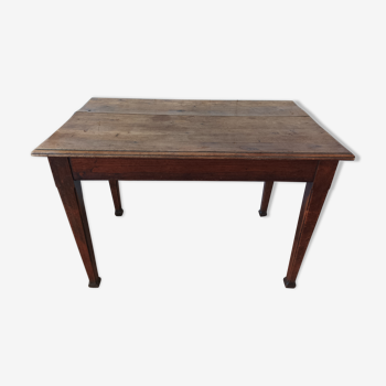 Old kitchen oak table