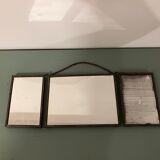 Old barber triptych mirror