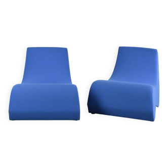 Pair of Stones armchairs, La Cividina circa 2000