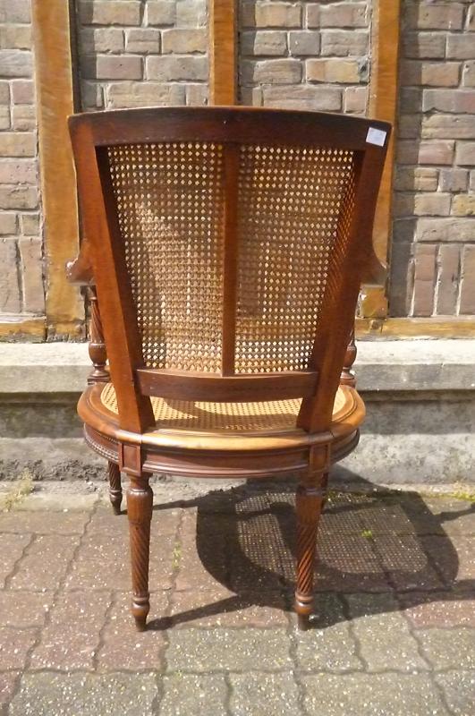 19th-century canna chair