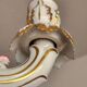 Handgeformt vergoldet vintage Porzellan Kronleuchter Capodimonte 1960er