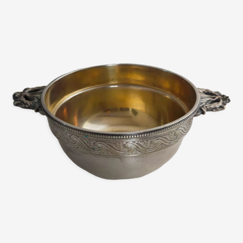 Christofle bowl in silver metal