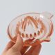 Adorable pink glass juicer