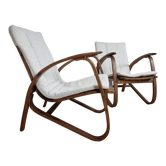 Pair of restored armchairs by Jan Vanek