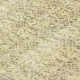 One-of-a-kind turkish handwoven vintage rug - rustic vintage charm 243x 159 cm