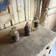Magnifique Ancien Comptoir De Commerce En Chêne À Nombreux Tiroirs