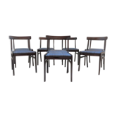 Series of 8 chairs Rundstedlung Ole Wanscher
