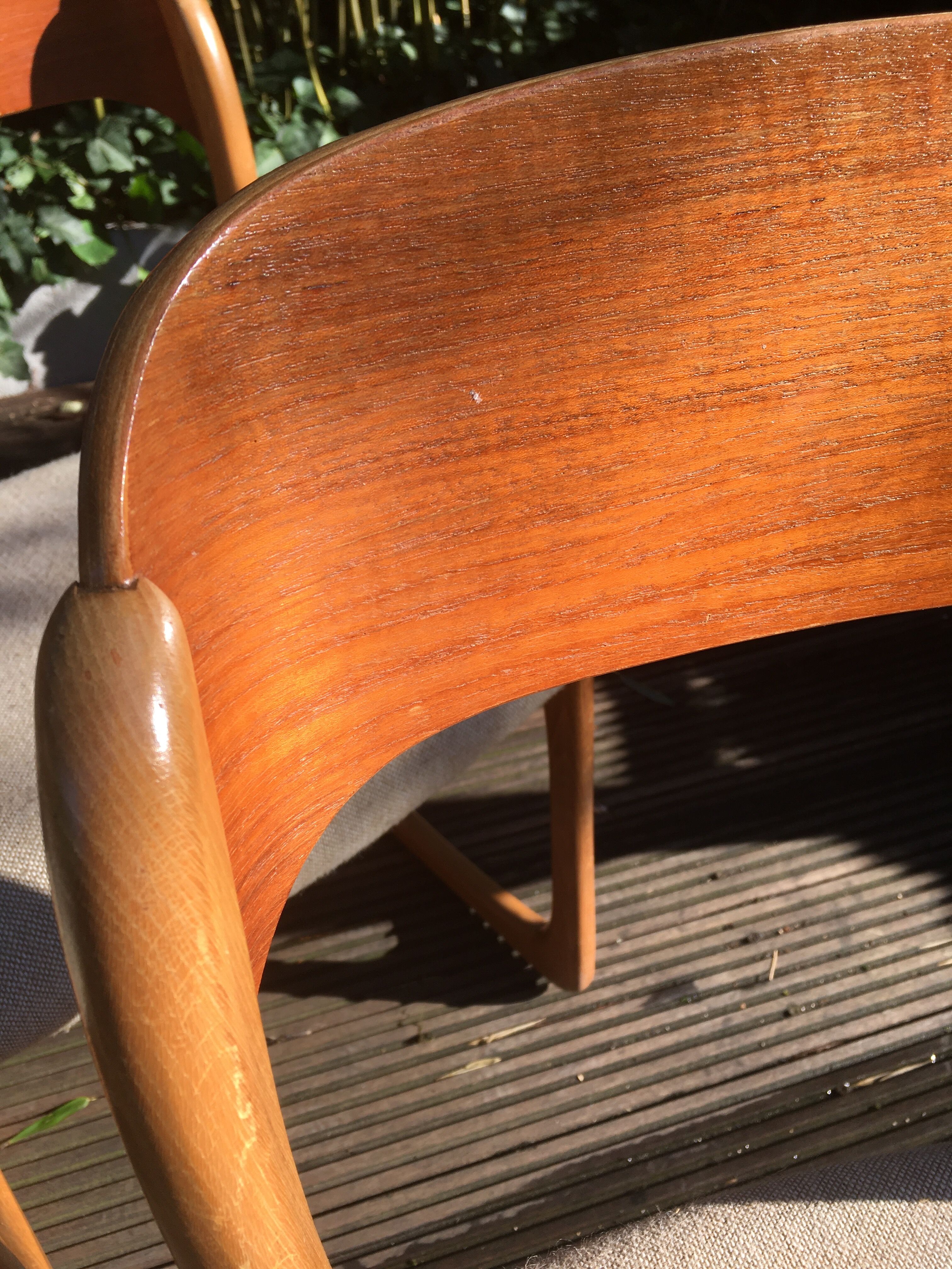 Lot of 4 chairs Sled Baumann