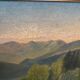Huile sur toile par A. Biron Pyrénées route du col d'Aspin XXe