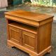 Louis Philippe sideboard in satin light wood 86cm