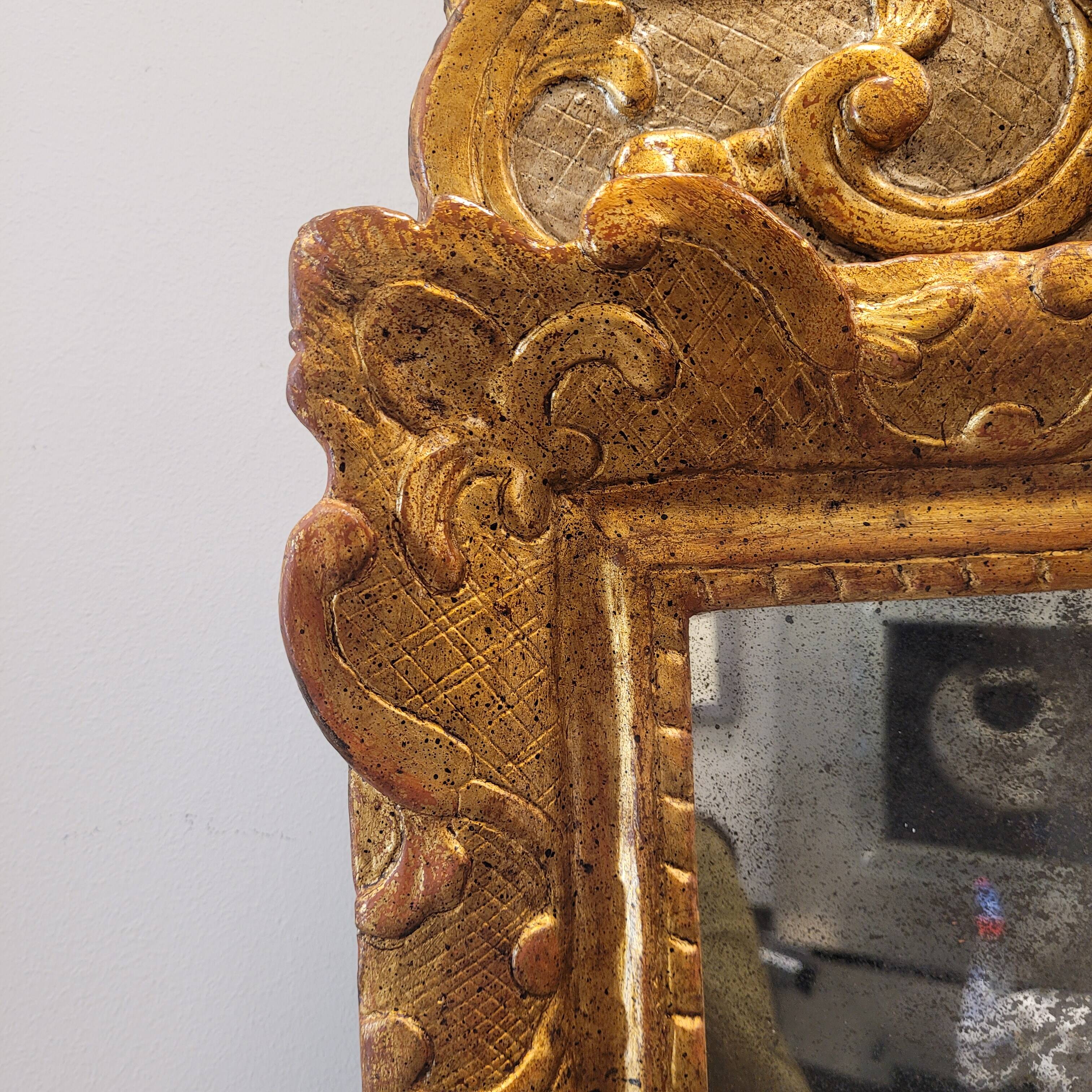 Espejo Estilo Regencia, Madera tallada, pps. s. XIX – France