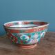 Ancient Chinese ceramic bowl from the 19th century in Bencharong style.
