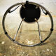 Metal and skai stool
