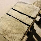 Set of 2 rustic coffee tables from the 1930s