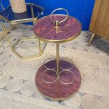 Vintage tripod bar table circa 1970