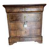 Commode Louis Philip ronce de noyer
