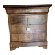 Louis Philip burr walnut chest of drawers