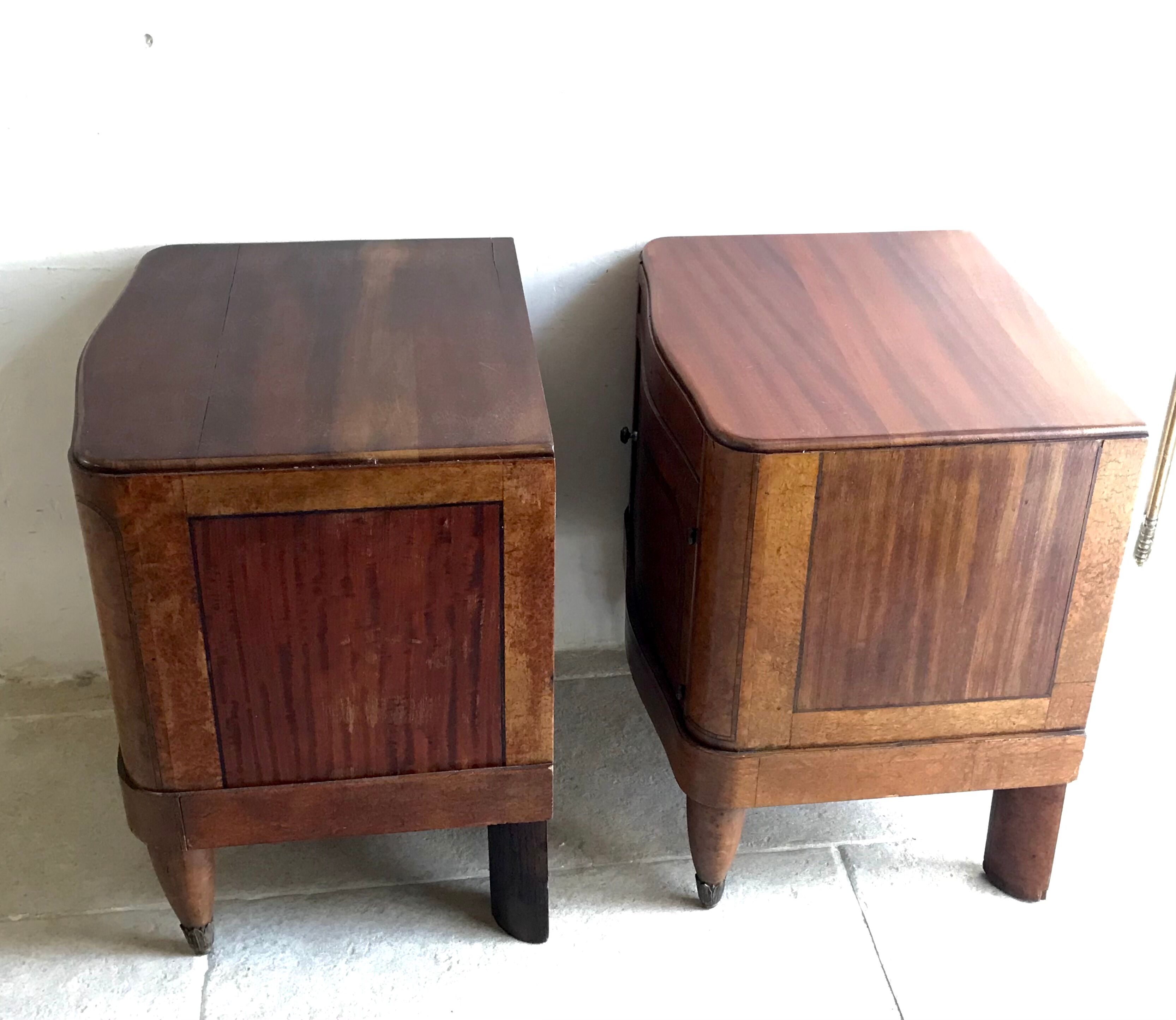 Paire de chevets Art déco