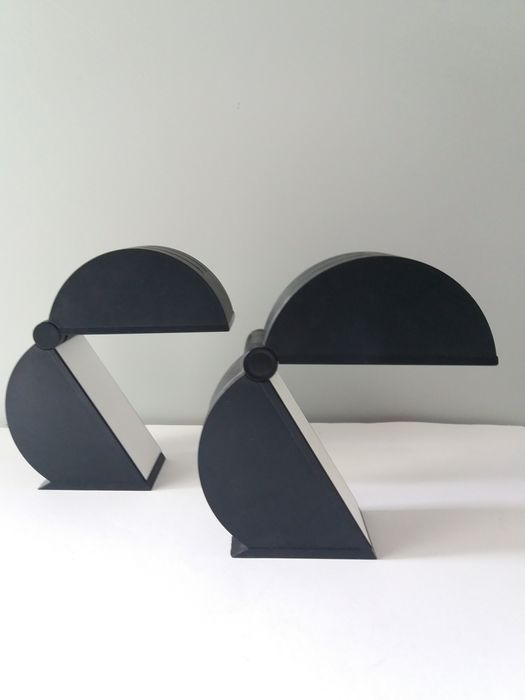 Pair of Italian Disco table lamps by Bertorelle
