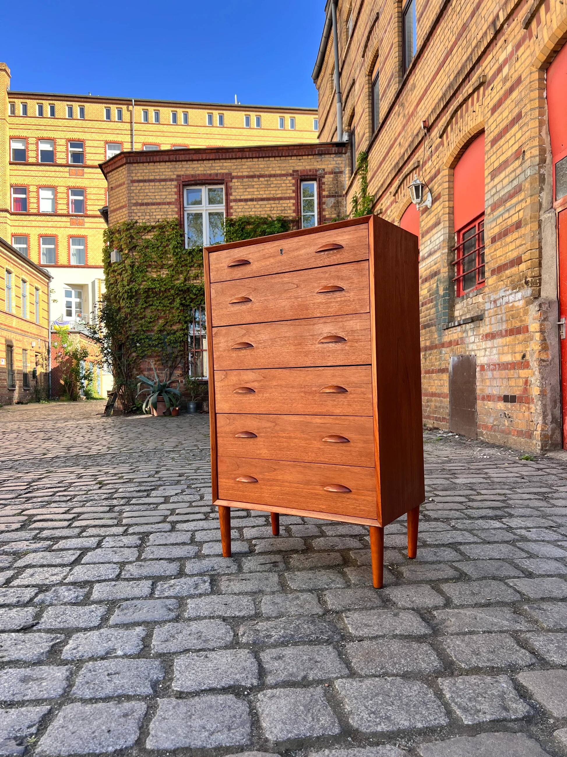 Teak Chest of Drawers from Denmark