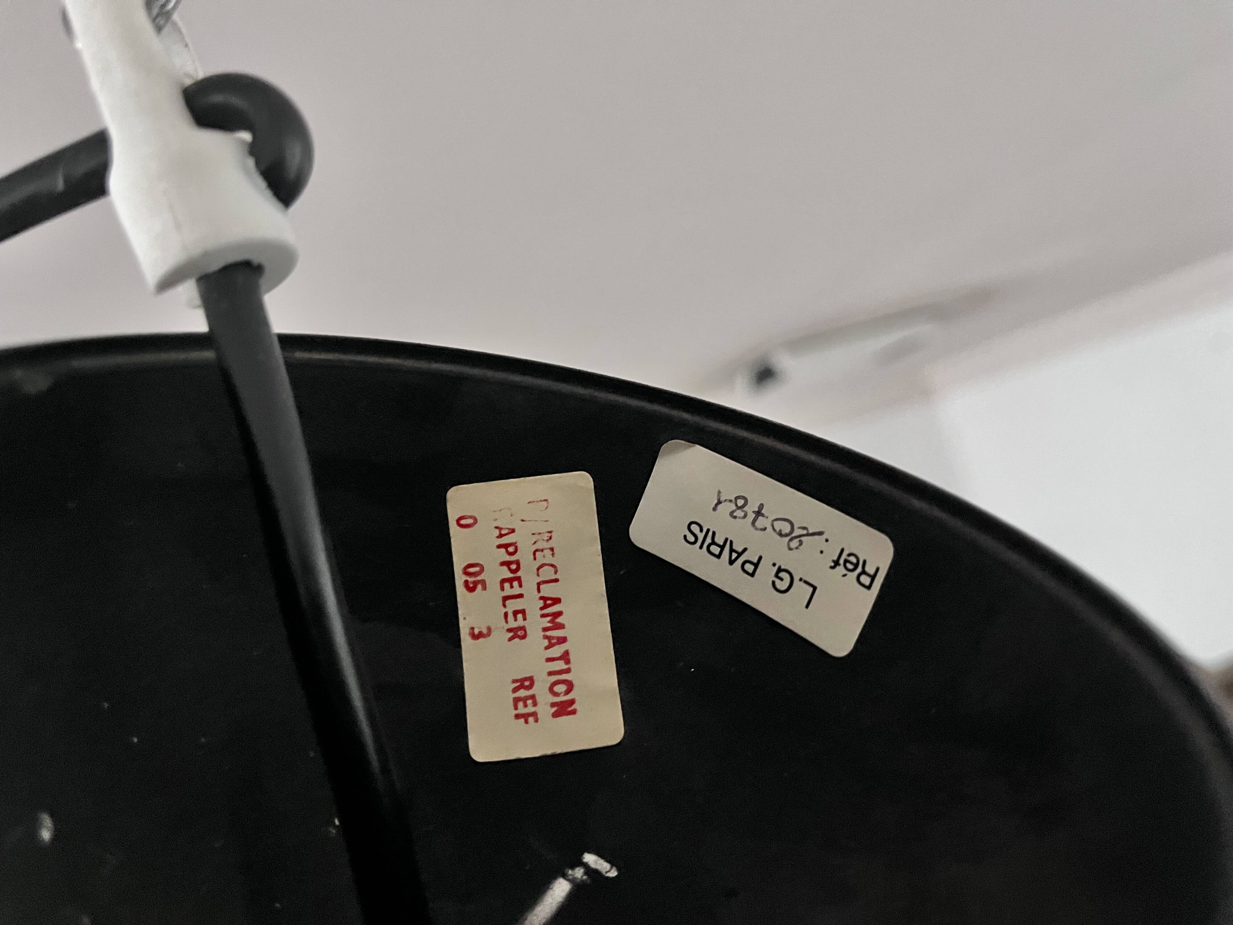 80s pendant lamp Lucien Gau