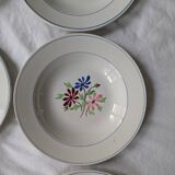 Set of 6 VF Paris soup plates