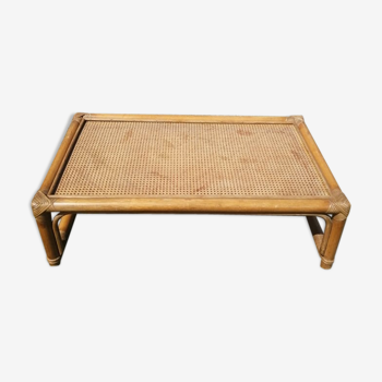 Cannage coffee table