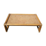 Cannage coffee table