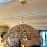 Vintage Bamboo Chandelier