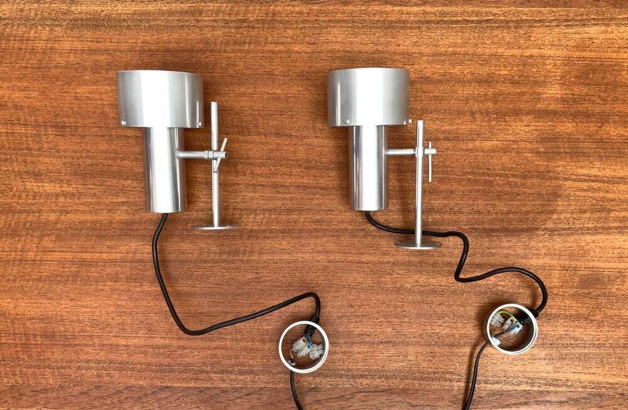 Mid-century FA2 wall sconces by Peter Nelson for Architectural Lighting Company, England, set of 2.