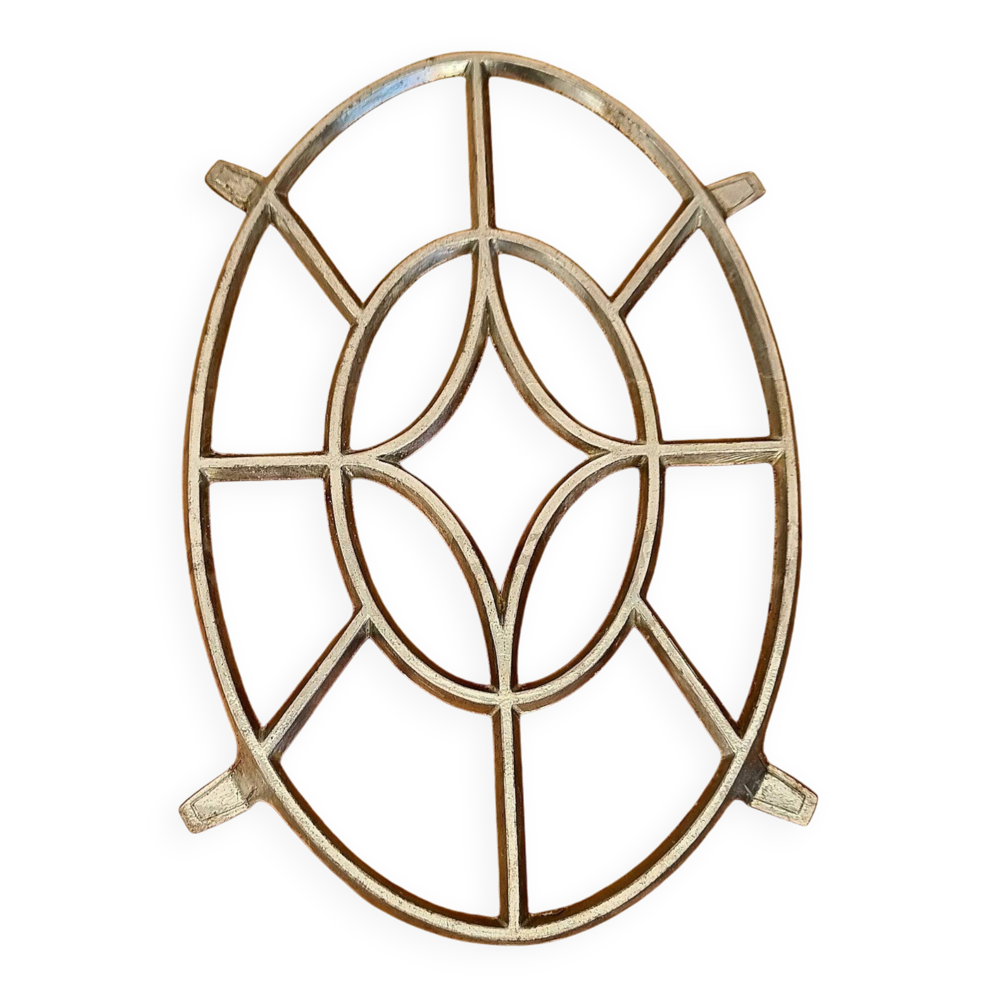 Vintage aluminium trivet