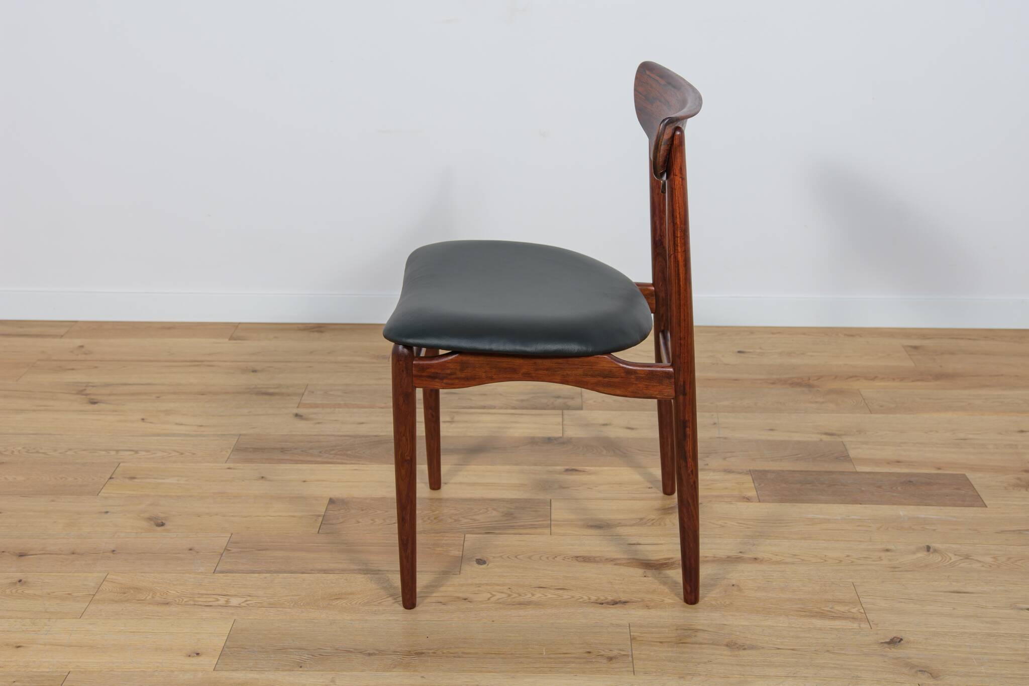 Chaises mid-century en palissandre, danemark, set de 4