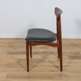 Chaises mid-century en palissandre, danemark, set de 4