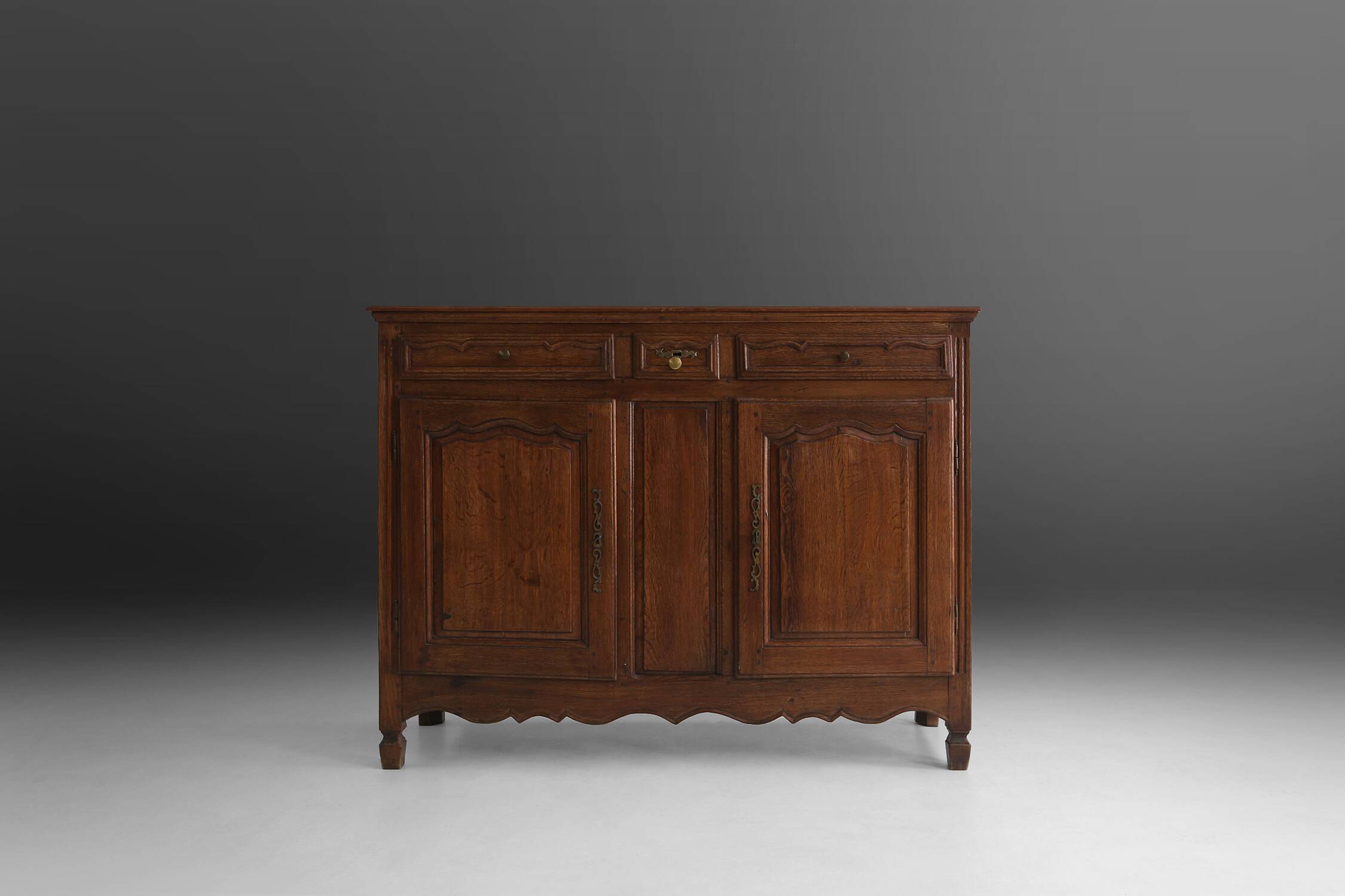 Rustic Flemish Cabinet, 1850s