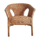 Children's chair in natural fibers