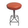 Tabouret orange vintage