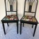 Art deco chairs jean paul gaultier fabric