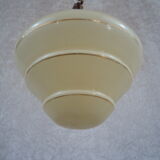 Beehive pendant with chain hanging lamp 1930/40