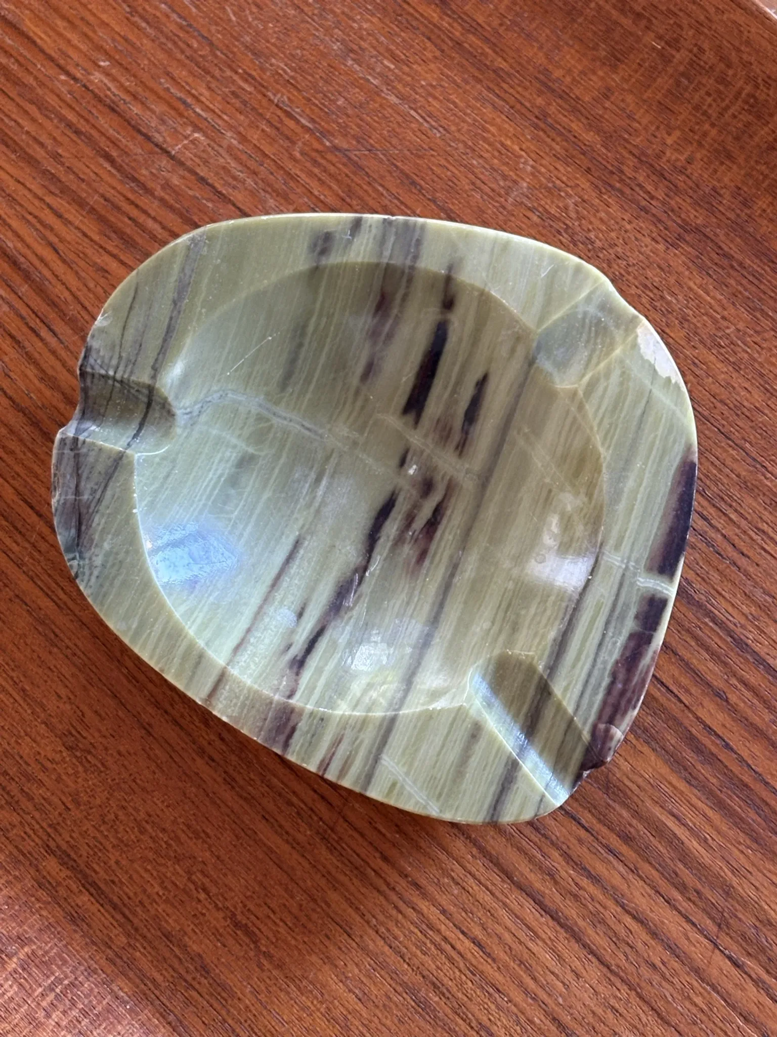 Cendrier vintage onyx vert