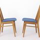 2 of 6 Vintage Dining Chairs, 1960s German Design, Mid Century Modern Beech