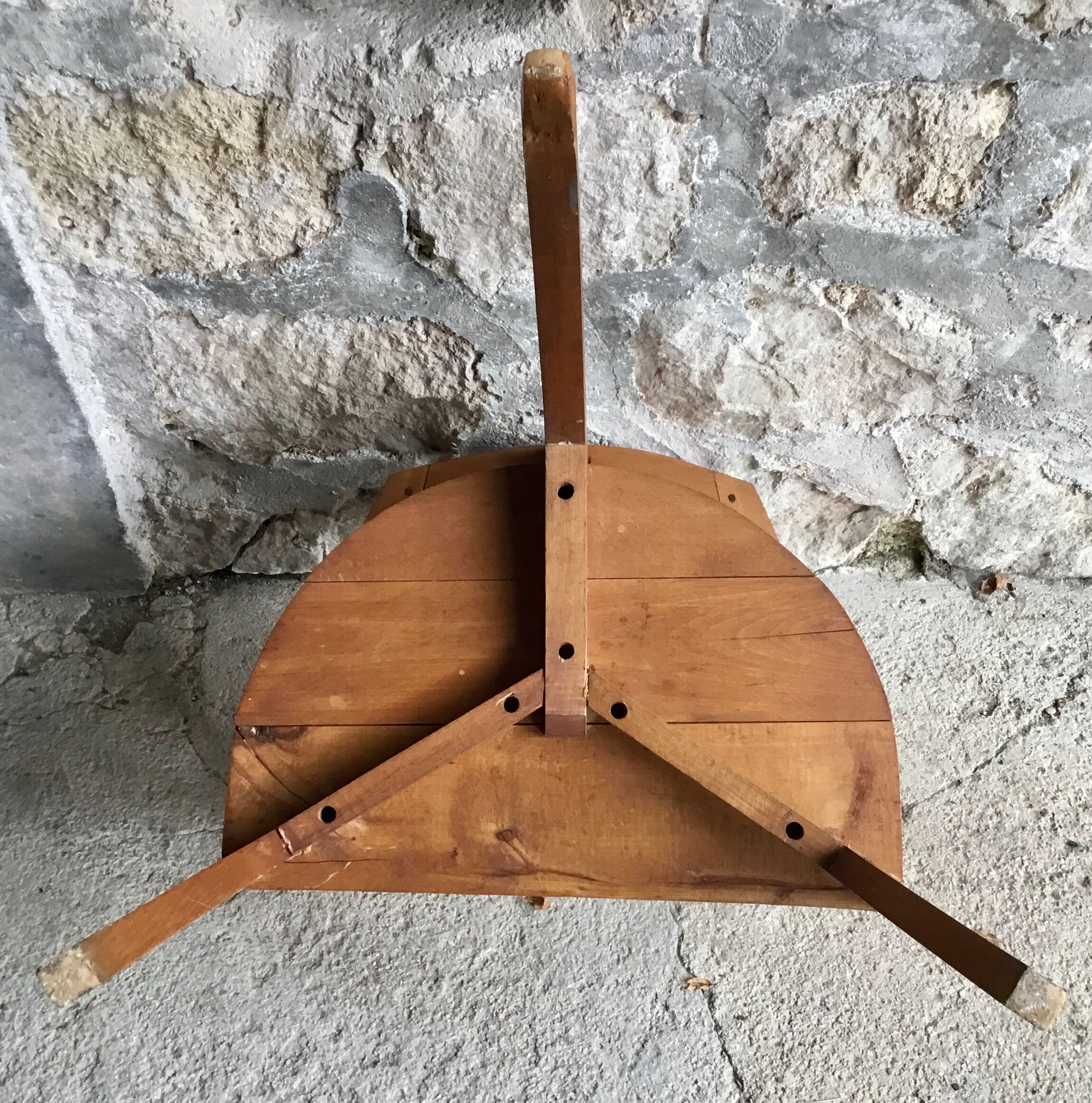 Brutalist tripod armchair - 1950