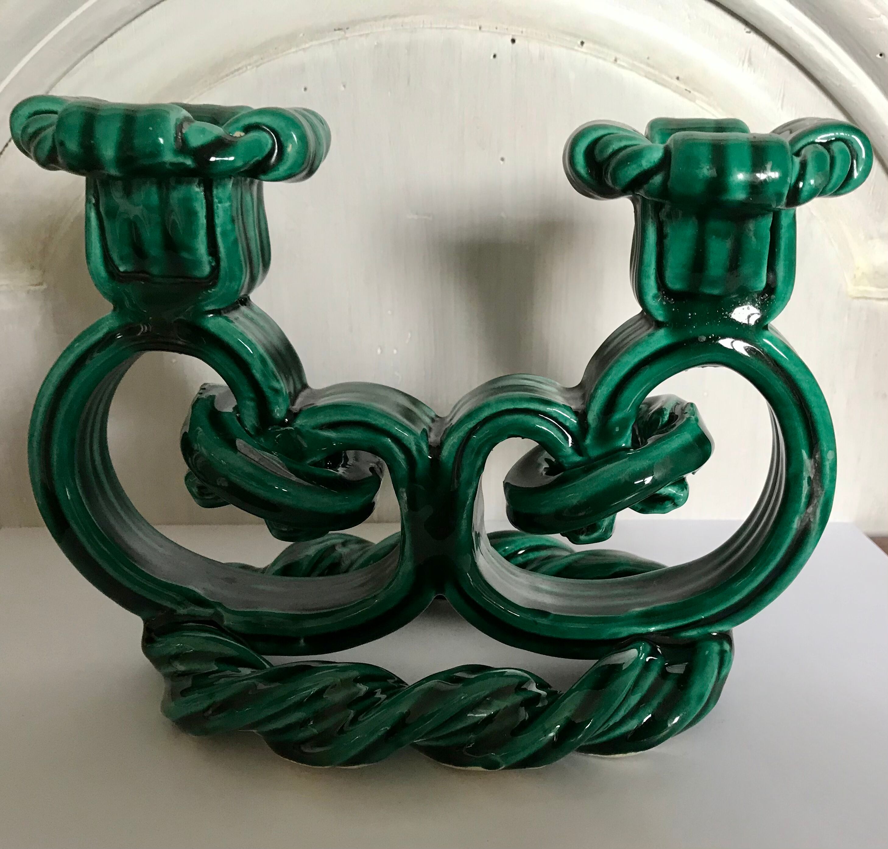 Vallauris ceramic candlestick circa 1940