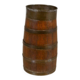 Oak Barrel Umbrella Stand, Early 20th Century