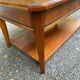 Solid wood bar coffee table DASRAS France sliding top storage 1