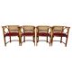 Set of 4 Fledermaus chairs made by Thonet.